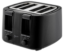 Nero Black Toaster 4 Slice