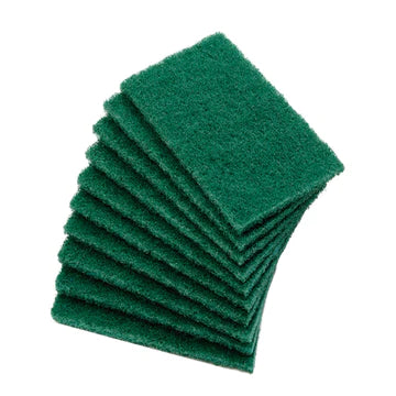 Commercial Green Scourer Pack of 10