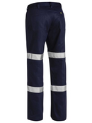 Navy Taped Biomotion Cotton Drill Pant For Men