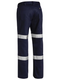 Navy Taped Biomotion Cotton Drill Pant For Men
