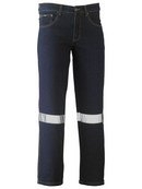 Taped Rough Rider Navy Denim Jean For Men