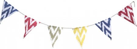 Multicolour Ikat Bunting