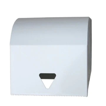 White Enamel Roll Towel Dispenser