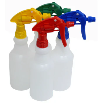 Yellow 500mL Plastic Spray Bottle Complete