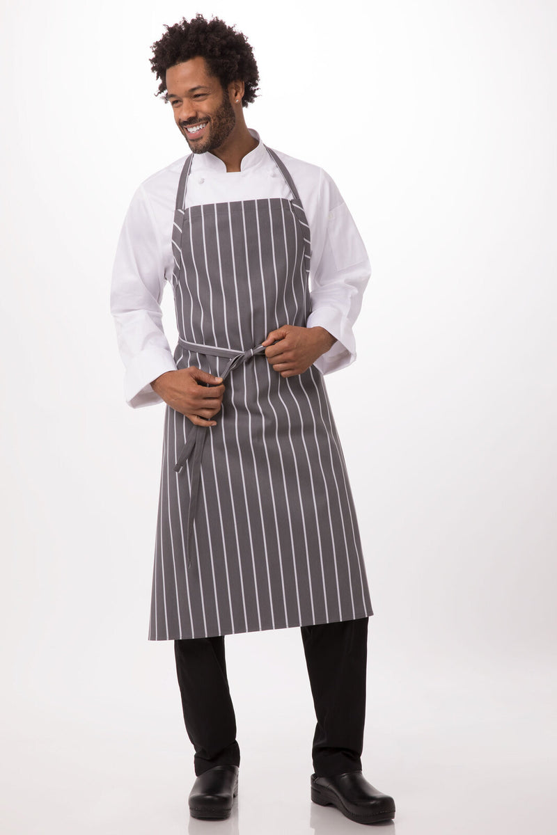 English Chef Apron Grey