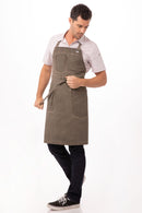 Dorset Bib Apron New Earth Brown