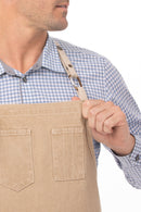 Austin Bib Apron Natural