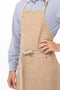 Austin Bib Apron Natural