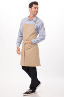 Austin Bib Apron Natural