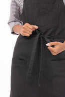 Rockford Bib Apron Steel Grey