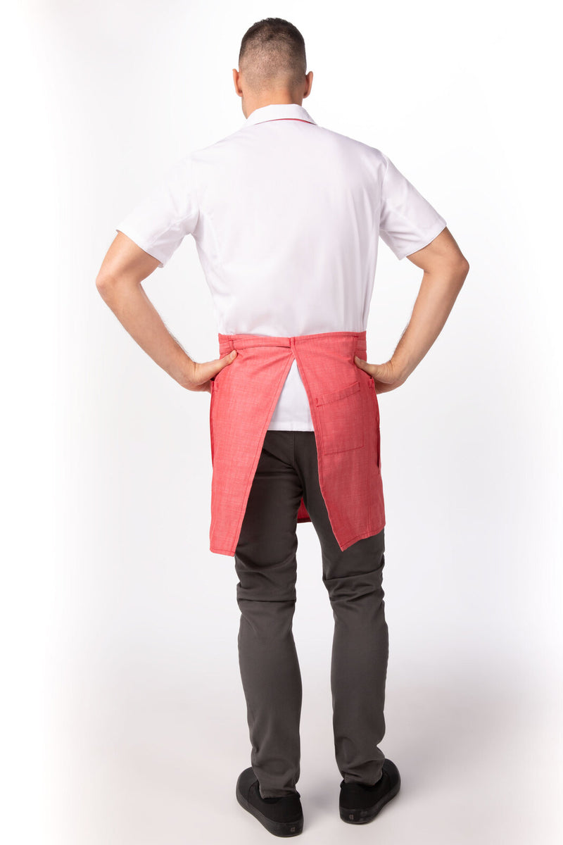 Medford Bib Apron Coral