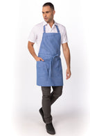 Medford Bib Apron French Blue