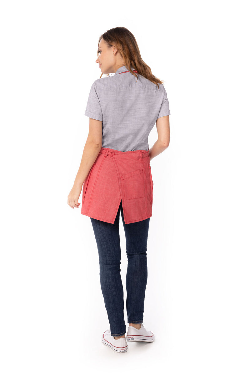 Medford Petite Bib Apron Coral