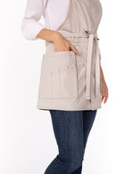 Medford Petite Bib Apron Natural