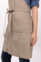 Logan Bib Apron Khaki