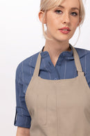 Logan Bib Apron Khaki