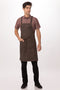 Dever Cross Back Bib Apron New Dark Chocolate