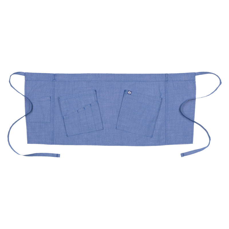 Medford Half Bistro Apron French Blue