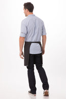 Rockford Half Bib Apron Steel Grey