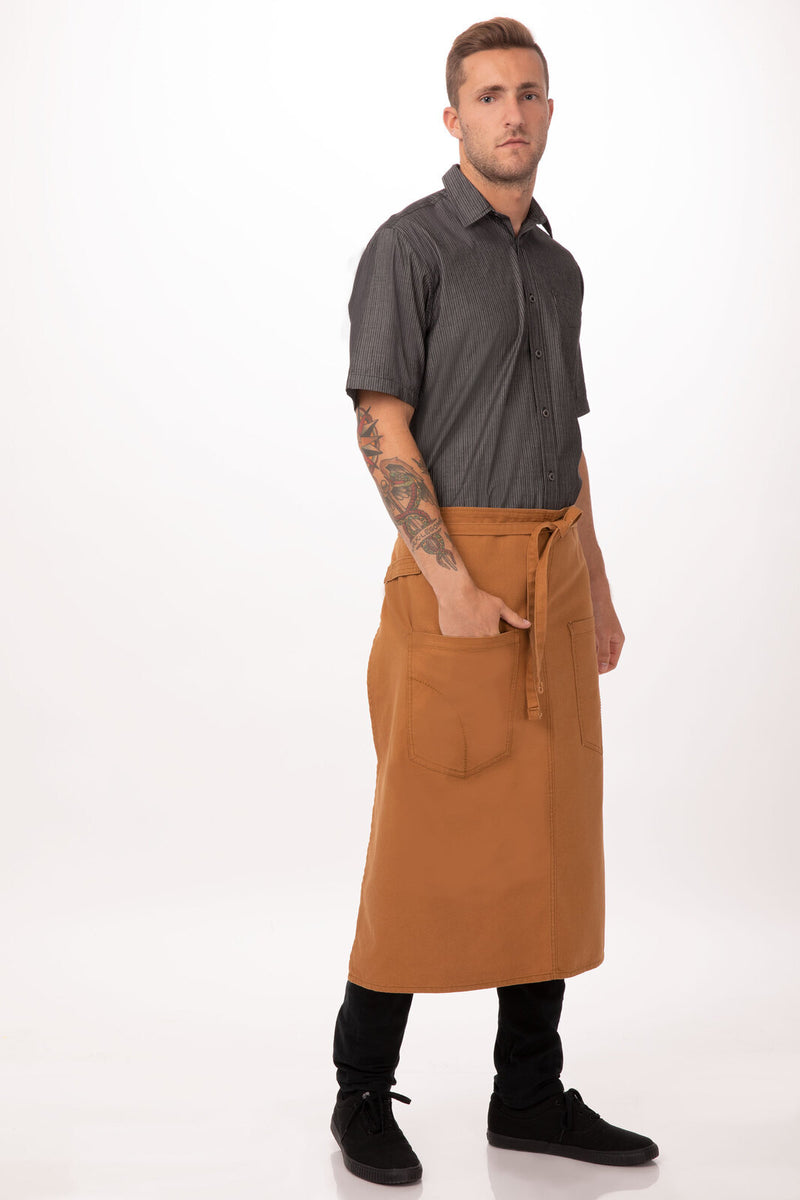 Rockford Bistro Apron Nutmeg