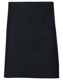 Short Waist Apron Black