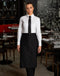 Long Waist Apron Black