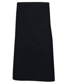 Long Waist Apron Black