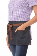 Memphis Waist Apron Indigo Blue