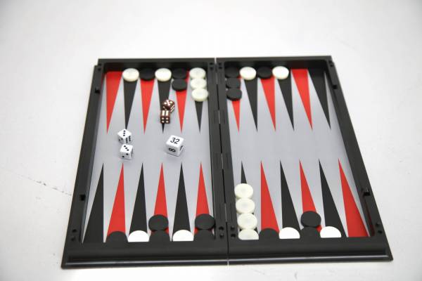 3 in 1 Magnetic Chess, Checkers and Backgammon Foldable Board