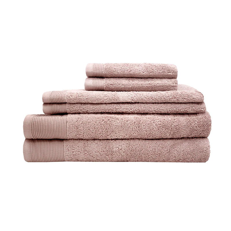 Deluxe Lotus Bath Towel Set Blush