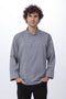 Hartford Single Breasted Cool Vent Chef Jacket Grey