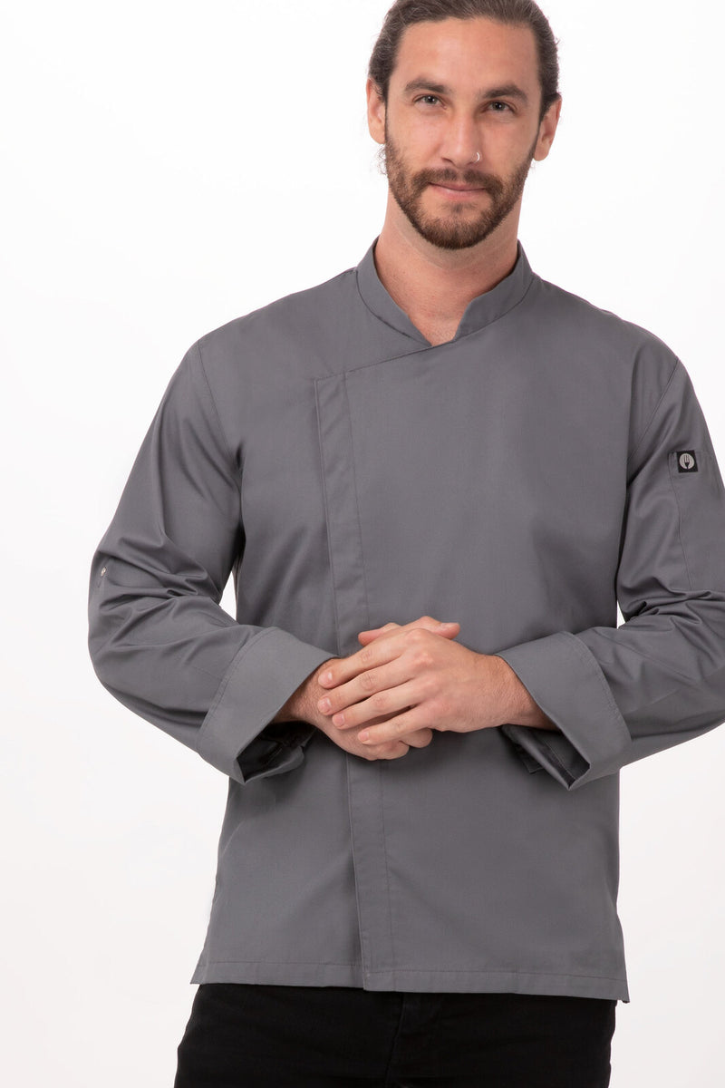 Lansing Cool Vent Chef Jacket Grey