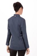 Hartford Single Breasted Cool Vent Chef Jacket Blue