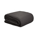 Deluxe Waffle Weave Blanket - Charcoal