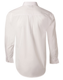 Poplin Business Shirt For Men - Long Sleeve