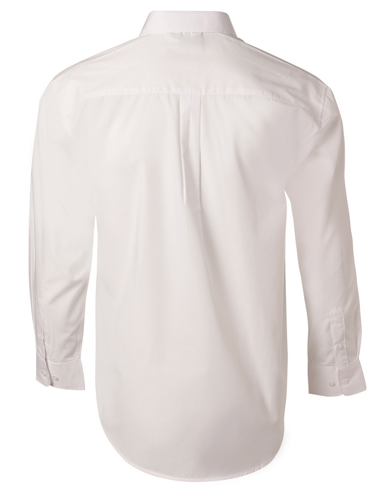 Poplin Business Shirt For Men - Long Sleeve