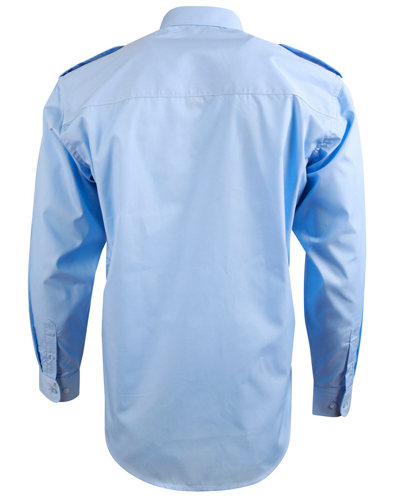 Unisex Epaulette Long Sleeve