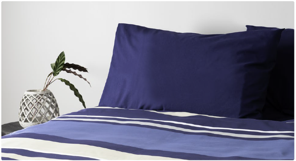 Commercial Oscar Stripe Quilt Cover and Pillowcase