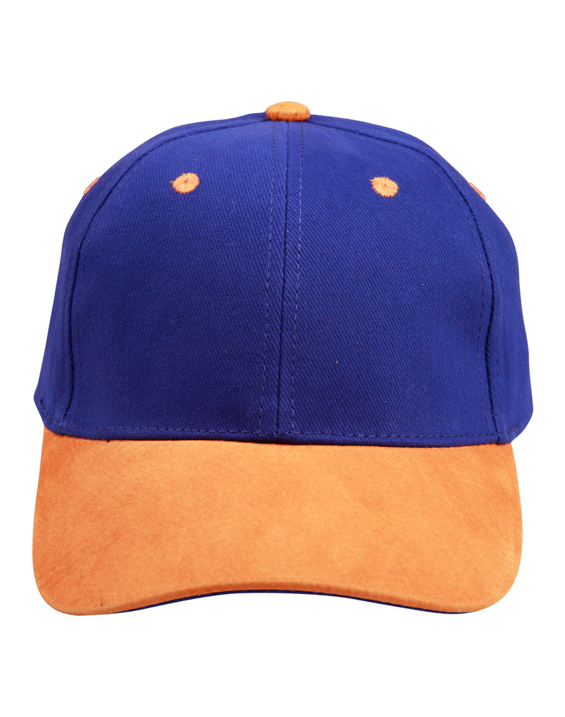 Suede Peak Cap