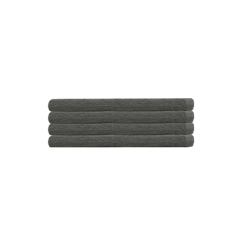 Commercial Hand Towels Charcoal Set of 4