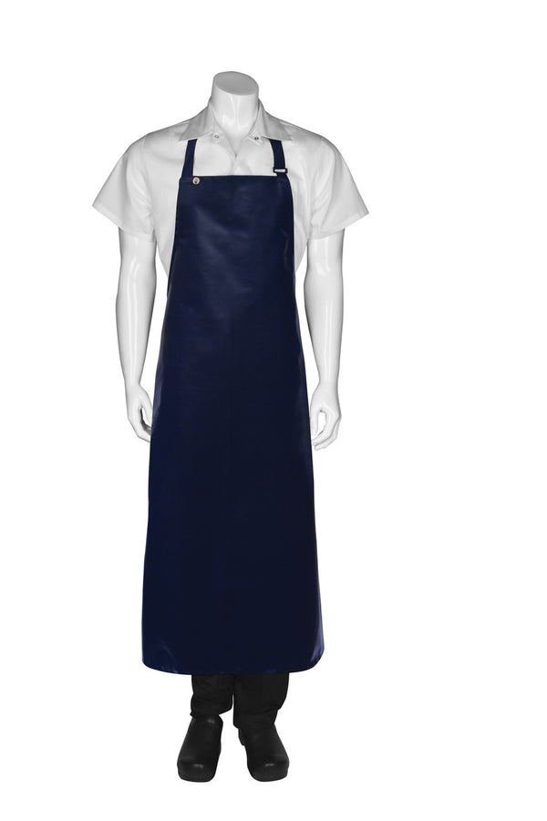 Premium PVC Long Bib Apron Navy