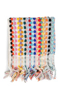 Pompom Turkish Cotton Hand Towel - Candy