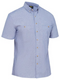 A collared short sleeved work shirt with button down closure. Also comes with two chest button open pockets and a pen pocket on the left side. Made up of comfortable cotton fabric.