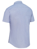 Mens Chambray Shirt- Short Sleeve