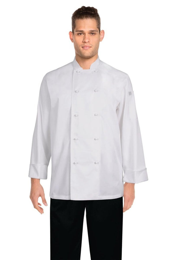 Classic Double Breasted Chef Jacket White