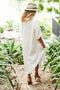 The Linen Malle Dress - White