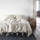 French Linen Quilt Cover - Natural