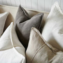 Luca Linen Cushion - Coal