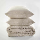French Linen Quilt Cover - Natural