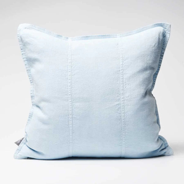 Luca Linen Cushion - Soft Blue